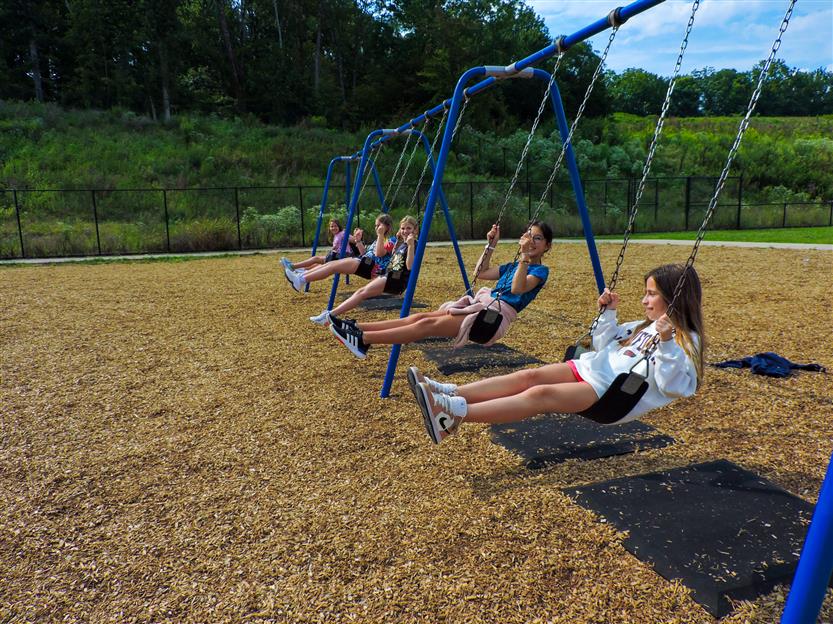 Jordan Elementary students enjoy time outside